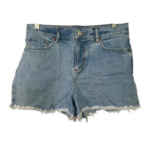 Loft Womens Cutoff Denim High Waisted Shorts Size 25/0